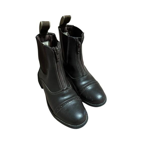 Equistar Other - EQUISTAR Toddler Kid All-Weather Synthetic Zip Paddock Boots Size 10 Unisex